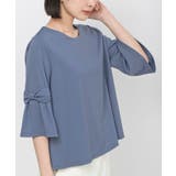 フレアーリボン袖７分プルオーバー | rps | 詳細画像6 