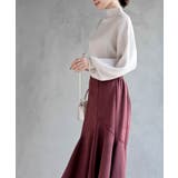 ボリューム袖ボトルネックリブニットプルオーバー | rps | 詳細画像18 