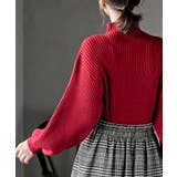 ボリューム袖ボトルネックリブニットプルオーバー | rps | 詳細画像37 