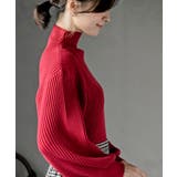 ボリューム袖ボトルネックリブニットプルオーバー | rps | 詳細画像38 