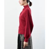 ボリューム袖ボトルネックリブニットプルオーバー | rps | 詳細画像43 