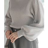 ボリューム袖ボトルネックリブニットプルオーバー | rps | 詳細画像9 