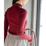 フリルネックリブニットプルオーバー | rps | 詳細画像12