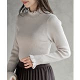 フリルネックリブニットプルオーバー | rps | 詳細画像38