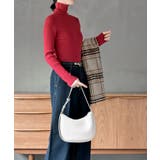 袖口ボタンタートルリブニットプルオーバー | rps | 詳細画像47 