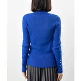 袖口ボタンタートルリブニットプルオーバー | rps | 詳細画像50 