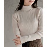 袖口ボタンタートルリブニットプルオーバー | rps | 詳細画像6 