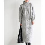 杢グレー | ウール混ニットセットアップ | rps