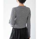 ダブルＺＩＰショート丈ケーブルニットプルオーバー | rps | 詳細画像25 