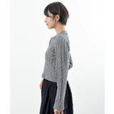 ダブルＺＩＰショート丈ケーブルニットプルオーバー | rps | 詳細画像27 