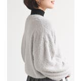 リボンボタンフェザーＶネックカーディガン | rps | 詳細画像15 