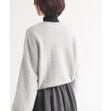 リボンボタンフェザーＶネックカーディガン | rps | 詳細画像16 