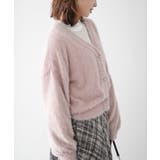 リボンボタンフェザーＶネックカーディガン | rps | 詳細画像34 