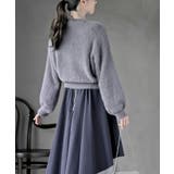 リボンボタンフェザーＶネックカーディガン | rps | 詳細画像4 