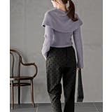 リボンモチーフラメフェザーニットプルオーバー | rps | 詳細画像22 