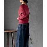 リボンモチーフラメフェザーニットプルオーバー | rps | 詳細画像29 