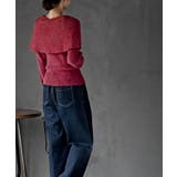 リボンモチーフラメフェザーニットプルオーバー | rps | 詳細画像30 