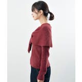 リボンモチーフラメフェザーニットプルオーバー | rps | 詳細画像36 