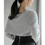 リボンモチーフラメフェザーニットプルオーバー | rps | 詳細画像8 