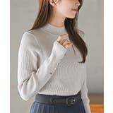 袖口ボタンプチハイラメリブニットプルオーバー | rps | 詳細画像1 