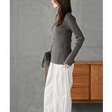 袖口ボタンプチハイラメリブニットプルオーバー | rps | 詳細画像11 