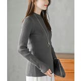 袖口ボタンプチハイラメリブニットプルオーバー | rps | 詳細画像17 