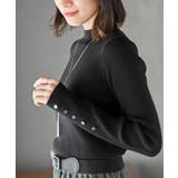 袖口ボタンプチハイラメリブニットプルオーバー | rps | 詳細画像22 