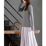 袖口ボタンプチハイラメリブニットプルオーバー | rps | 詳細画像27 