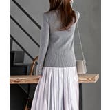 袖口ボタンプチハイラメリブニットプルオーバー | rps | 詳細画像28 