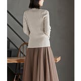 袖口ボタンプチハイラメリブニットプルオーバー | rps | 詳細画像36 