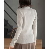 袖口ボタンプチハイラメリブニットプルオーバー | rps | 詳細画像40 