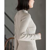 袖口ボタンプチハイラメリブニットプルオーバー | rps | 詳細画像41 