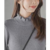 フリルネックラメリブニットプルオーバー | rps | 詳細画像28 