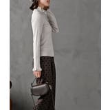 フリルネックラメリブニットプルオーバー | rps | 詳細画像3 