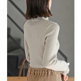 フリルネックラメリブニットプルオーバー | rps | 詳細画像37 