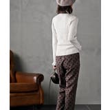 フリルネックラメリブニットプルオーバー | rps | 詳細画像4 