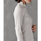 フリルネックラメリブニットプルオーバー | rps | 詳細画像7 