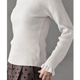 フリルネックラメリブニットプルオーバー | rps | 詳細画像9 