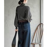 ボリューム袖ボトルネックラメリブニットプルオーバー | rps | 詳細画像13 