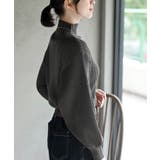 ボリューム袖ボトルネックラメリブニットプルオーバー | rps | 詳細画像18 