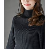 ボリューム袖ボトルネックラメリブニットプルオーバー | rps | 詳細画像24 