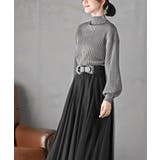 ボリューム袖ボトルネックラメリブニットプルオーバー | rps | 詳細画像29 