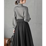 ボリューム袖ボトルネックラメリブニットプルオーバー | rps | 詳細画像30 