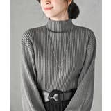 ボリューム袖ボトルネックラメリブニットプルオーバー | rps | 詳細画像32 