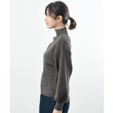 ボリューム袖ボトルネックラメリブニットプルオーバー | rps | 詳細画像36 