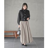 リボンボタンボリューム袖ラメニットＶカーディガン | rps | 詳細画像11 