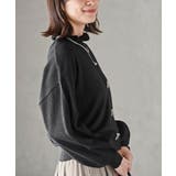 リボンボタンボリューム袖ラメニットＶカーディガン | rps | 詳細画像18 