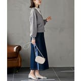 リボンボタンボリューム袖ラメニットＶカーディガン | rps | 詳細画像22 