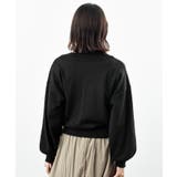 リボンボタンボリューム袖ラメニットＶカーディガン | rps | 詳細画像28 