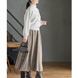 リボンボタンボリューム袖ラメニットＶカーディガン | rps | 詳細画像5 